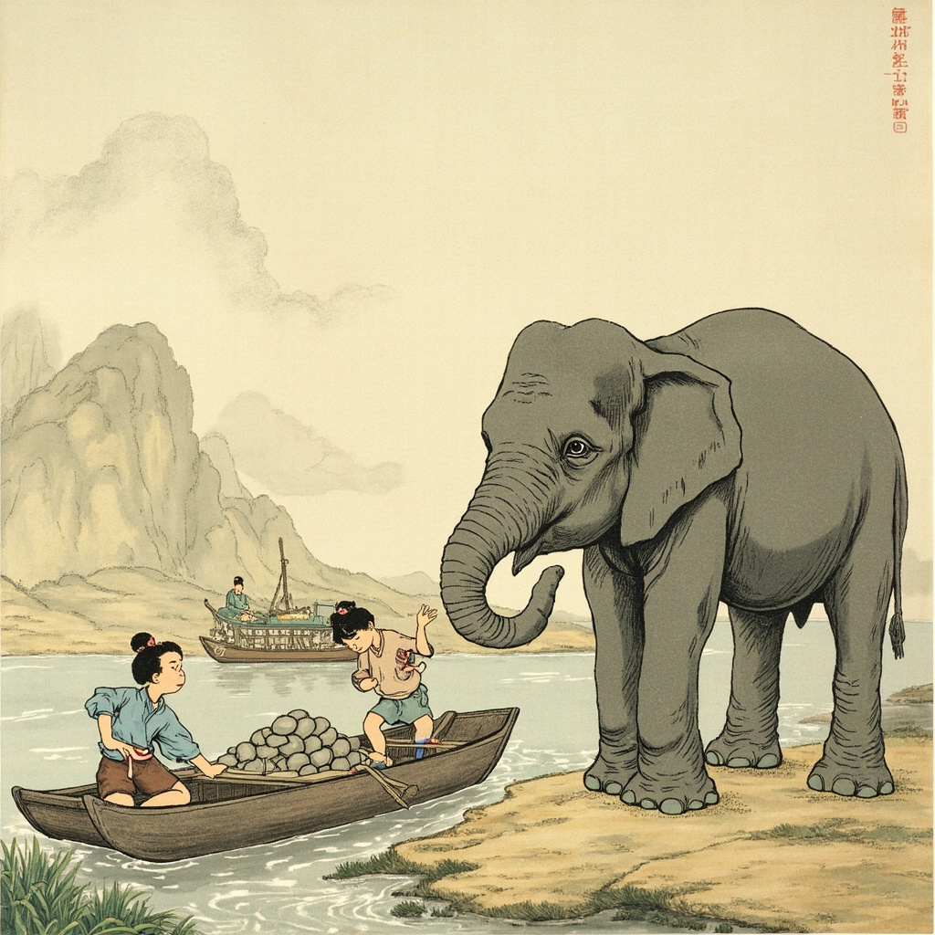 Cao Chong Weighs the Elephant: The Seven-Year-Old Who Solved an Impossible Problem