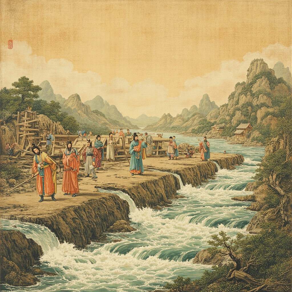 Yu the Great Tames the Flood: The Legend of Dayu and China's First Dynasty
